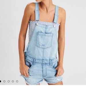 American Eagle Tomgirl Short Overalls